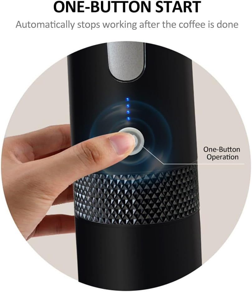 Portable Coffee Maker, 170Ml Wireless Electric Espresso Machine Mini Rechargeable Capsule Coffee Machine for Car Home Office Travel image number 1