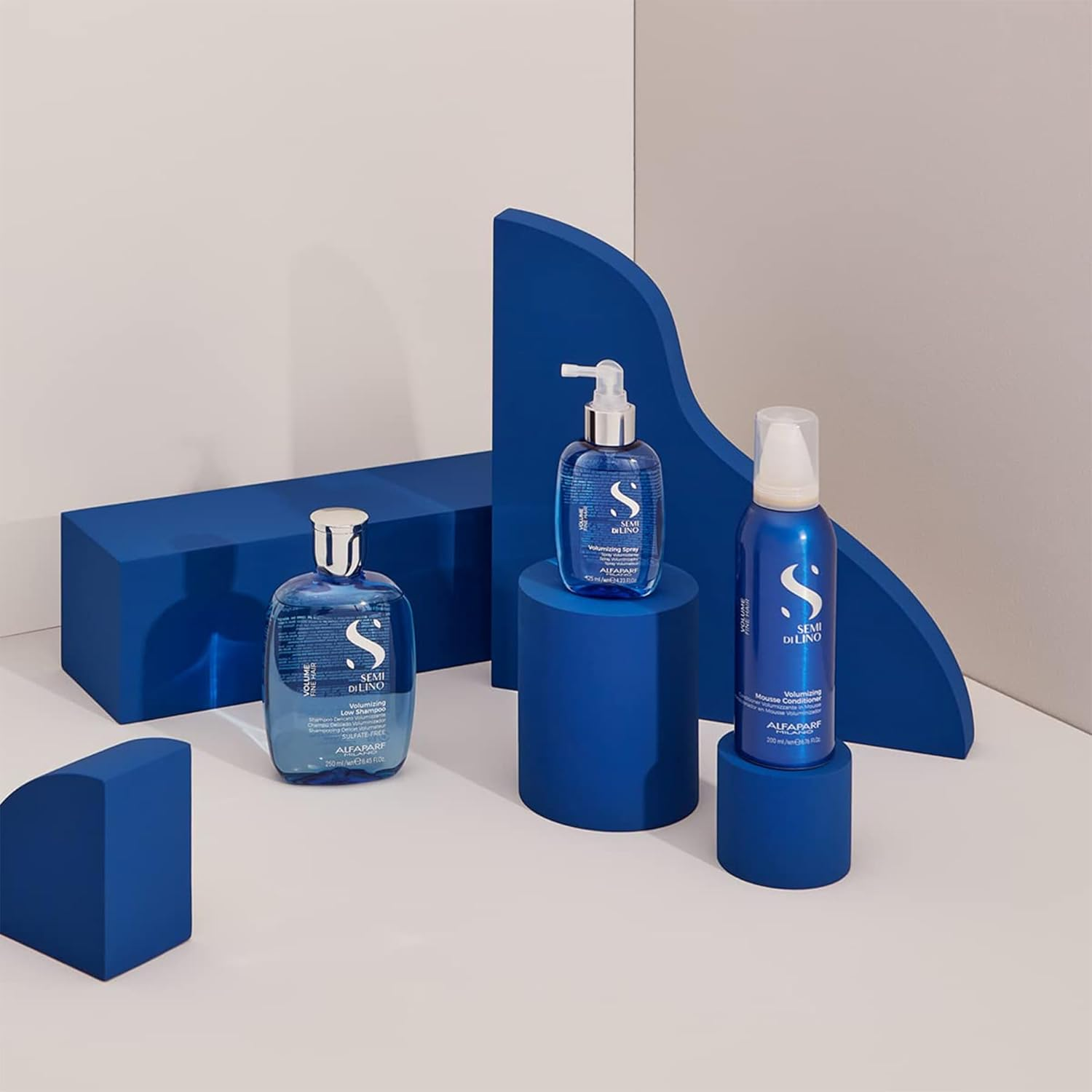 Alfaparf Milano Semi Di Lino Volume Low Shampoo - Color Safe - Enhances Thickness of Hair Fiber and Protects against Humidity - 33.8 Oz image number 1