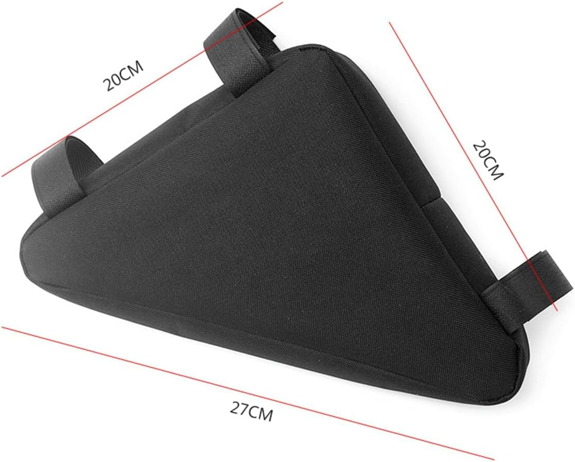 ZONADA Bicycle Frame Bag Triangle Bag Bike Storage Bag Bike Front Frame Bag Frame Pouch Bag for Bicycle Lock Tool Rain Jacket Cycling Accessories image number 2