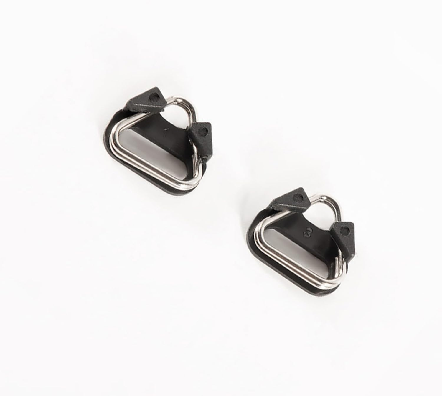 Whltzf Camera Straps Adapter Triangles Split Rings 2Pieces Stainless Steel with Protective Caps Lugs Rings with Caps image number 2