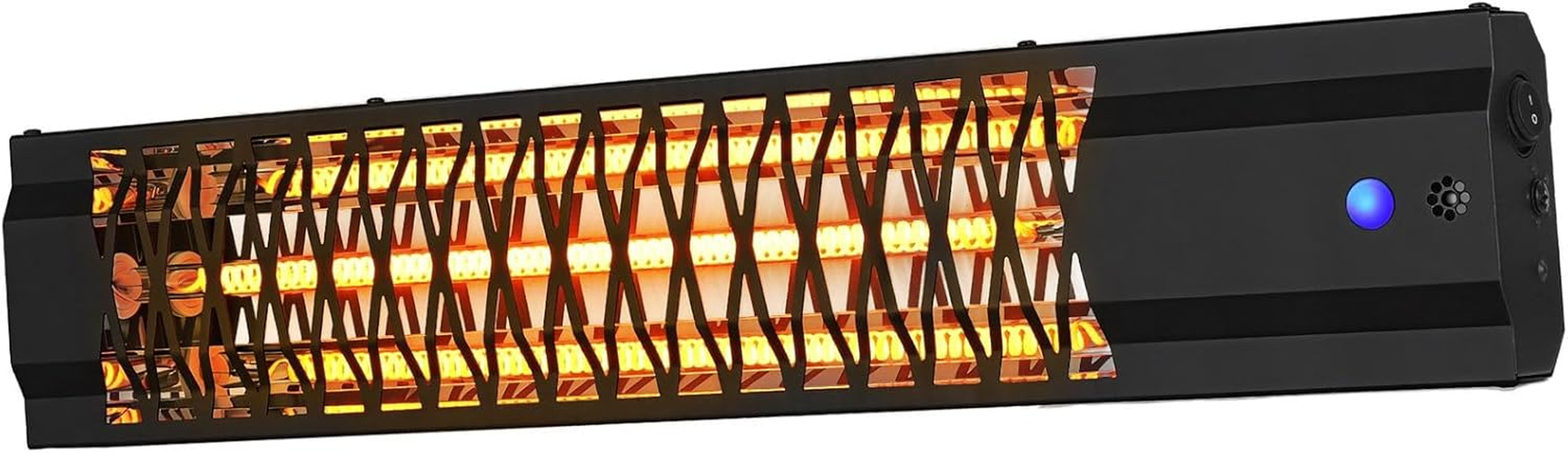 Devanti Radiant Heater, 2000W Portable Electric Infrared Strip Heaters for Bedroom Indoor Home Room Bathroom Space Heating, Remote Control Wall Ceiling Mounted Black image number 6