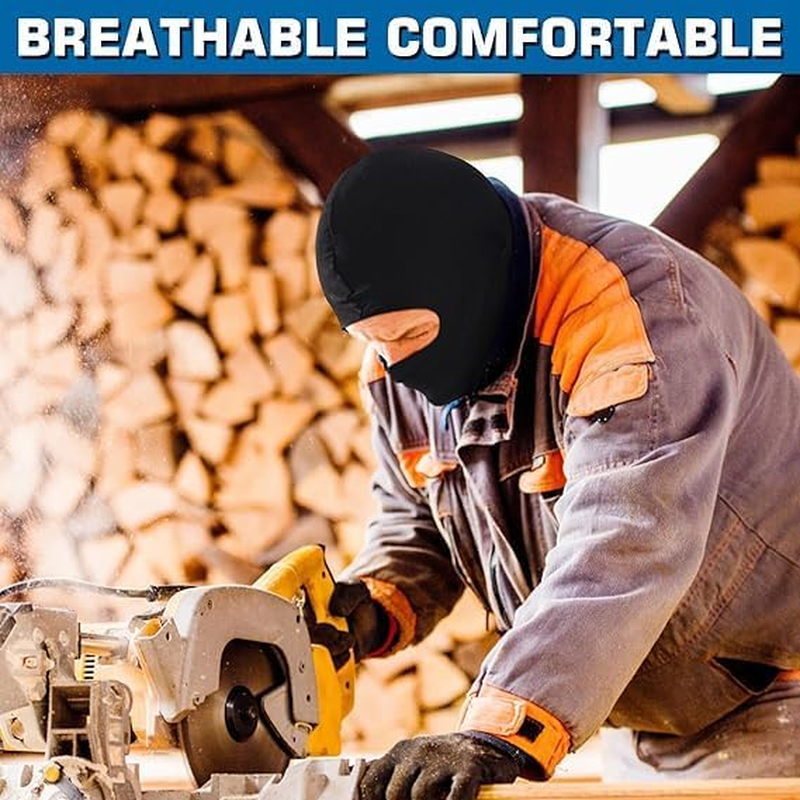 BUYUP Ski Mask, Face Mask for Men and Women &ndash; Skiing, Snowboarding, Motorcycle, UV Protection & Wind Protection - Coffee image number 6