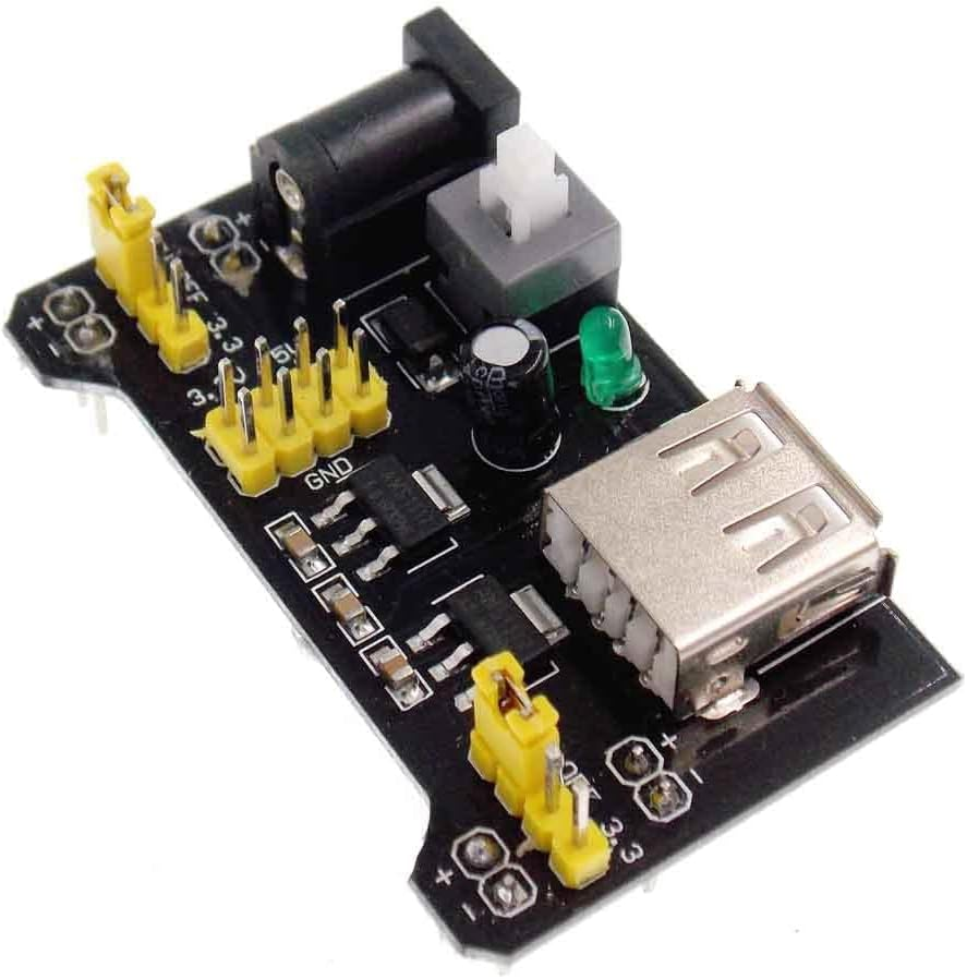 3.3V 5V Breadboard Power Module 65 Jumper Wires 400 Points Prototype Bread Board image number 2