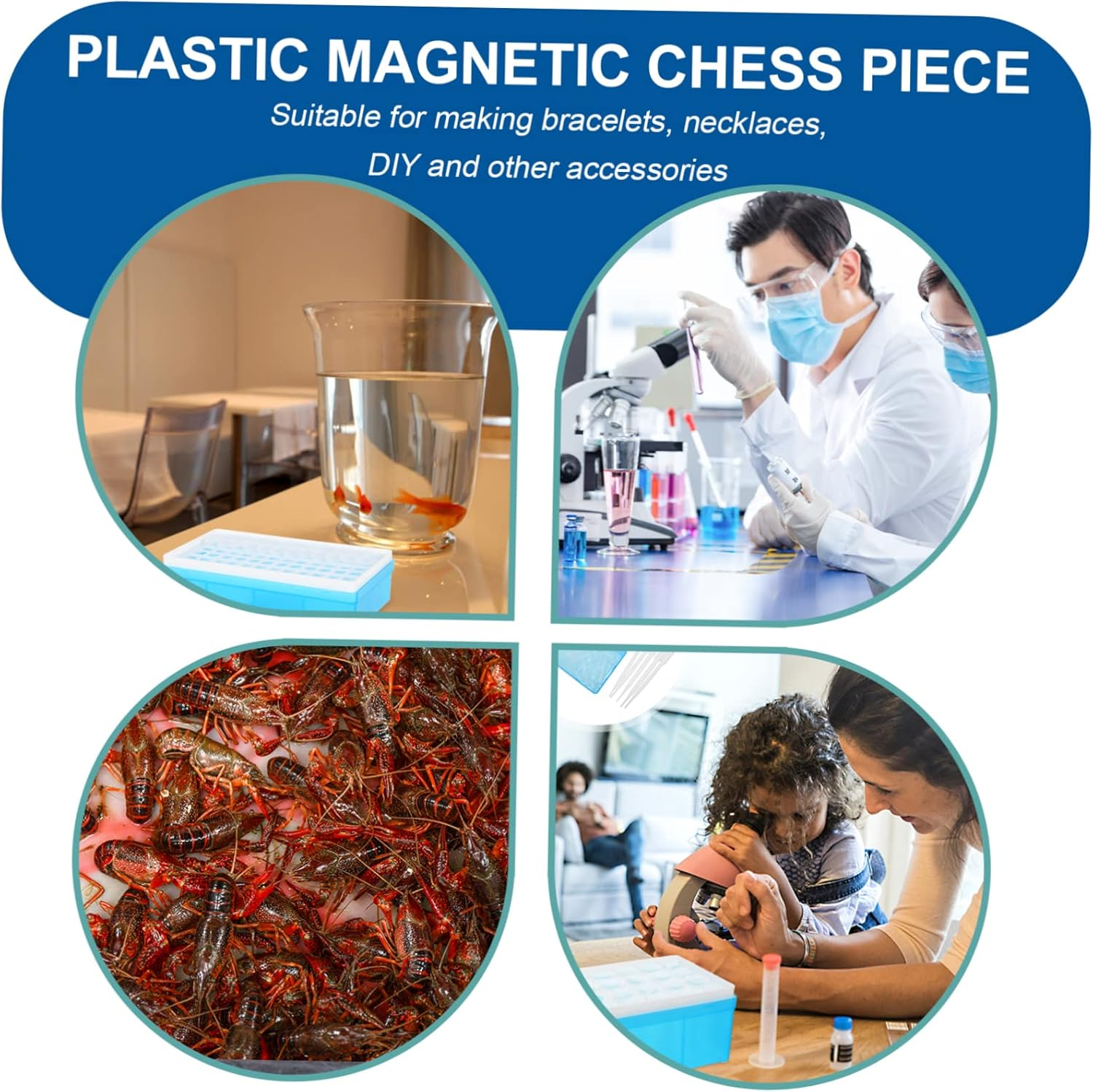 BELLIFFY Brine Shrimp Hatchery Tube and Collecting Storage Box Set, Plastic Breeding Accessories Kit with Lid for Aquarium Hatchery and Artemia Hatching, Suitable for Fish Aquatic Pets Breeding image number 1