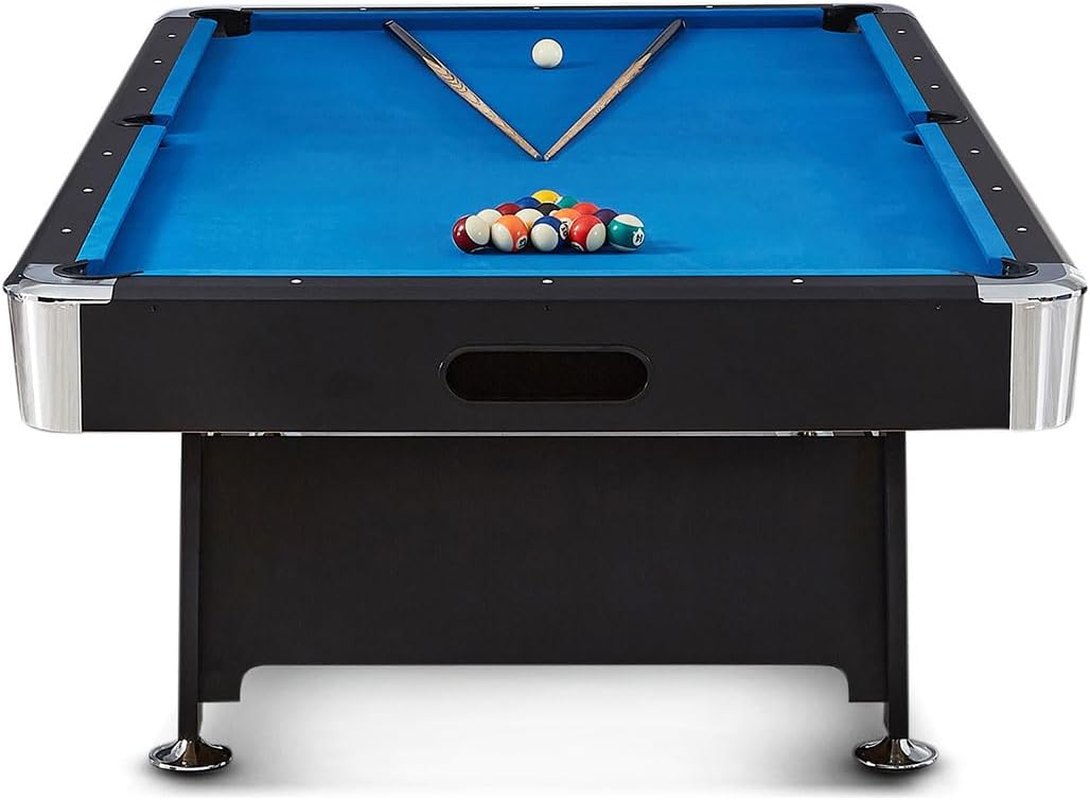 Activego Breakshot 8Ft Pool Table with 3-In-1 Pool, Tennis Table & Desk with Solid MDF Playing Surface & All Accessories Included image number 2