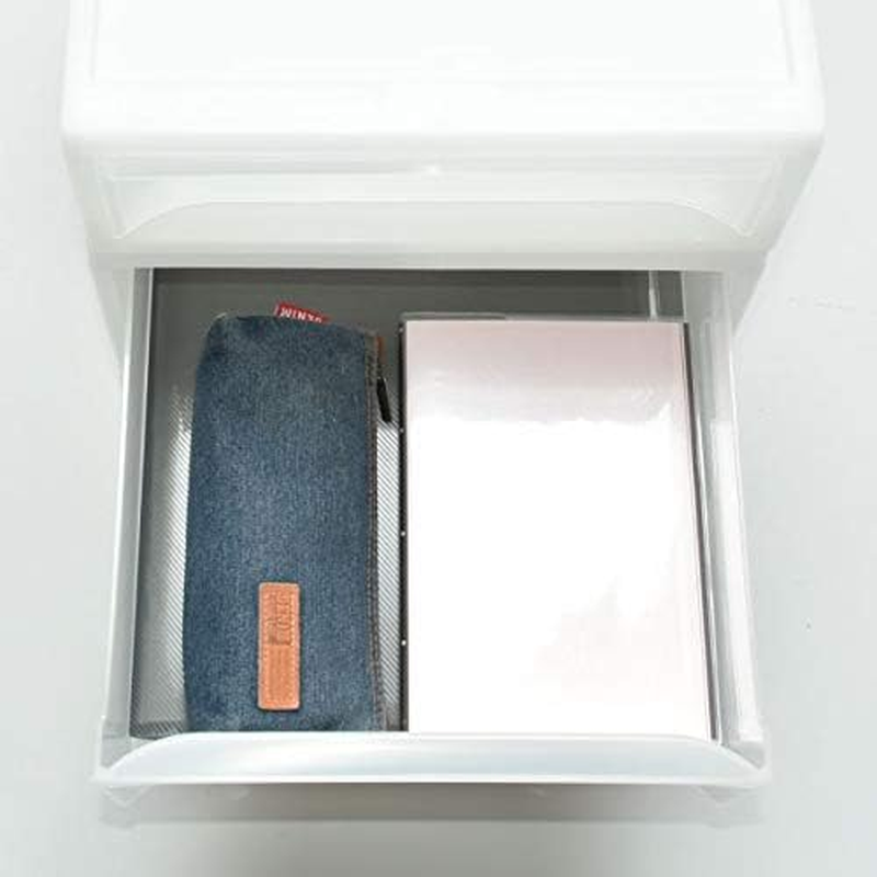 154273 Squirrel Storage Box, Garment Case, White, Stacked System Case, Wide L, Caster Attachment, Desk Around, Documents, Neat, Accessories, Organization, Preventing Falls, Cleaning, Simple, Made In image number 2