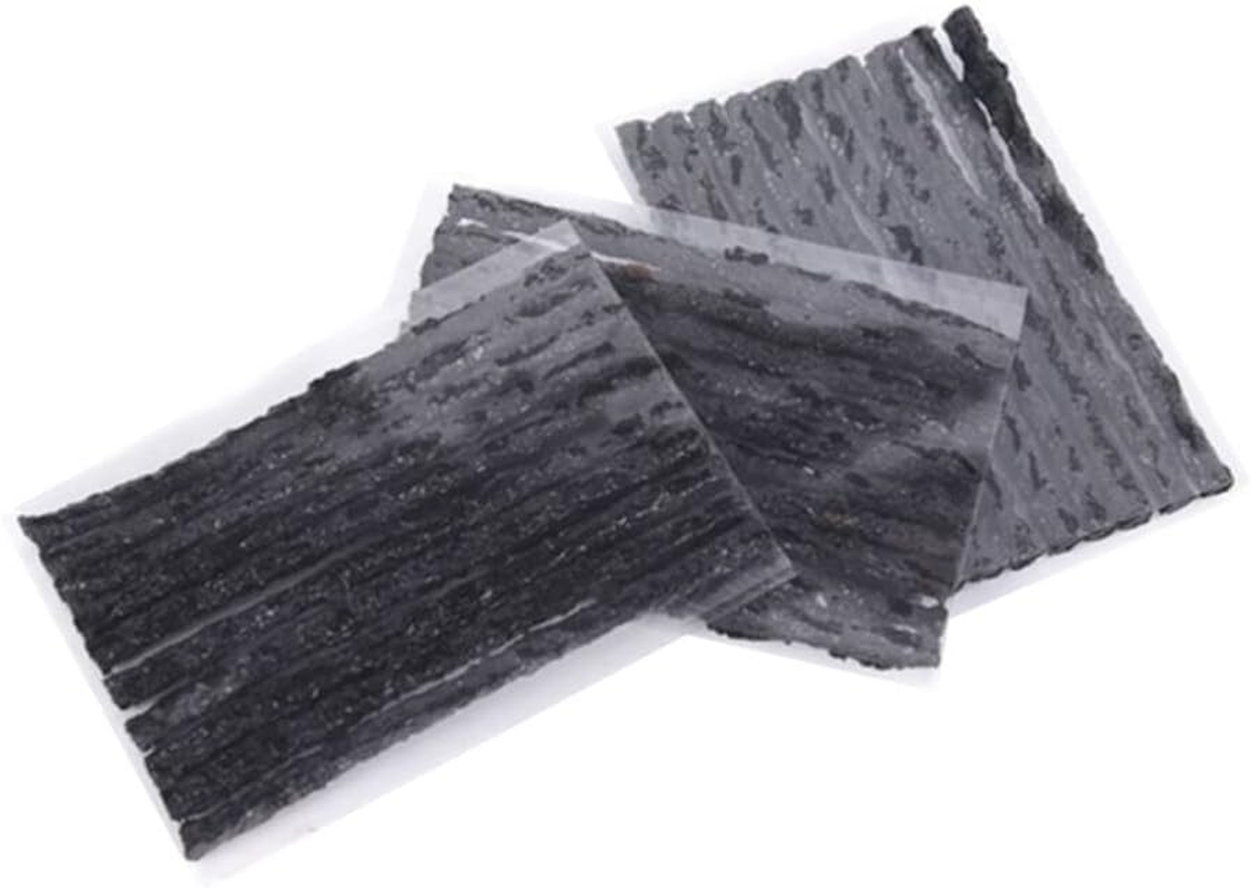 Veemoon 100Pcs Car Tubeless Seal Strip Black Tire Repair Tool for Automotive Vacuum Wheels Flexible Essential for Emergency Puncture Fixes Suitable for Multiple Uses