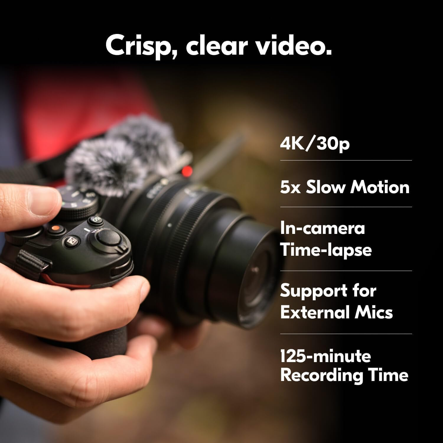 Nikon Z30 Mirrorless Camera + NIKKOR Z DX 16-50Mm F/3.5-6.3 VR Lens Kit [AU Version] 20.9 MP APS-C Format 4K Uhd/30P Mirrorless Camera image number 1