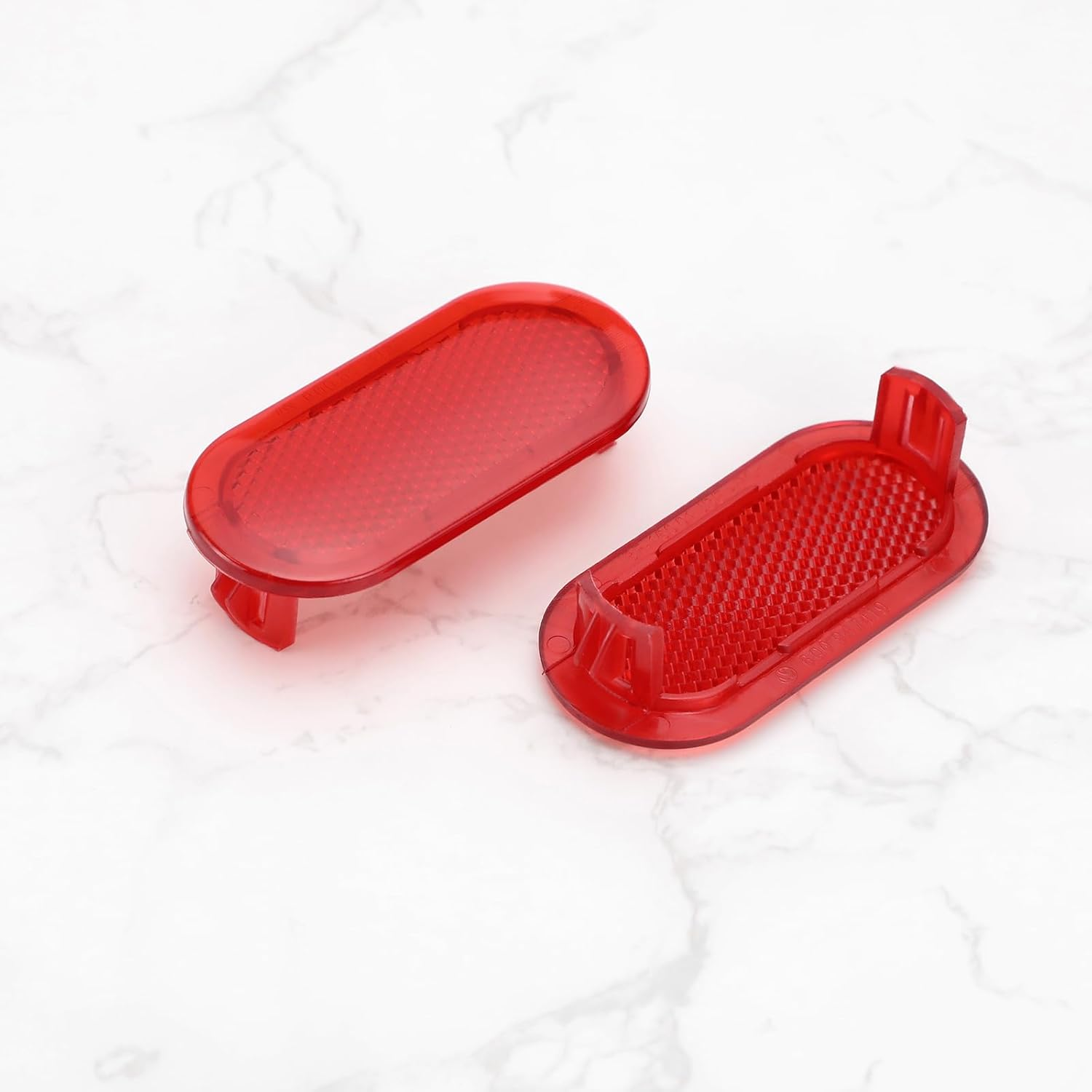 VGOL 2Pcs Door Reflector Car Door Reflector Red Door Panel Warning Light Reflector Compatible with Volkswagen Beetle, OEM 6Q0947419 image number 4