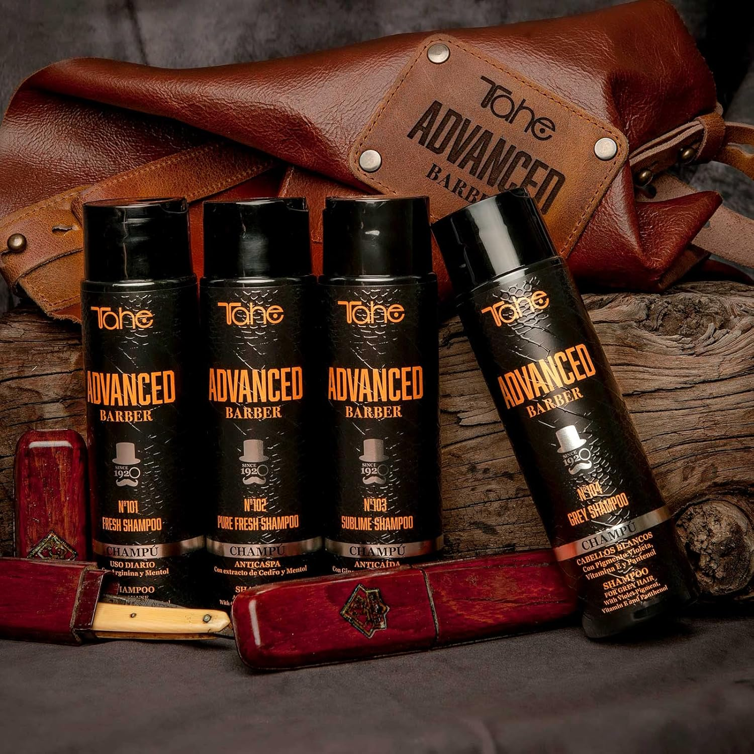 Tahe Advanced Barber Grey Shampoo No.104 300Ml image number 5