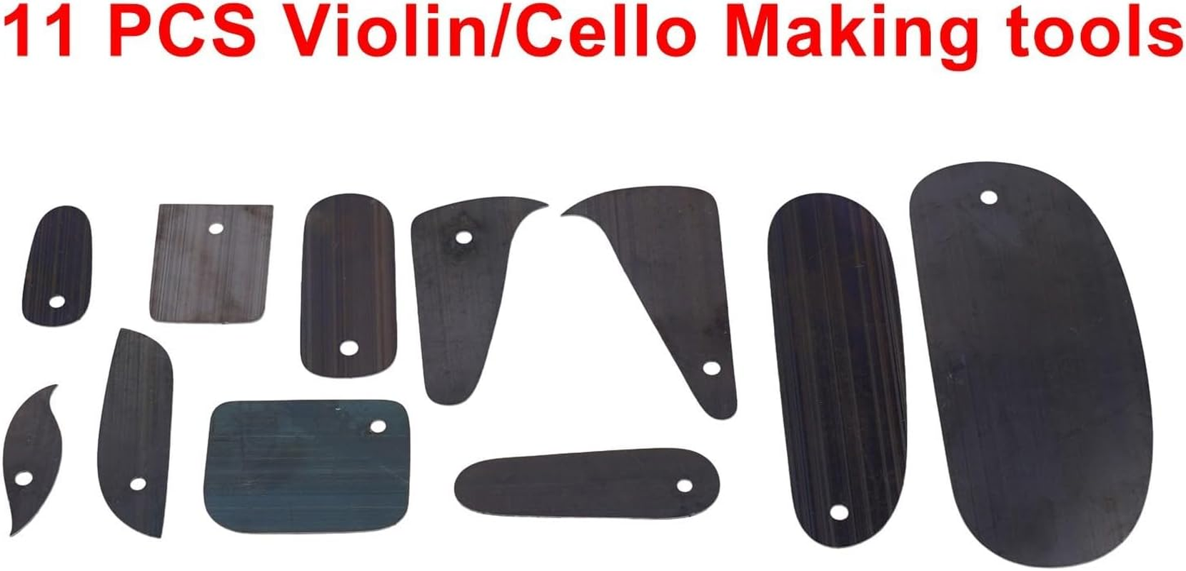 11Pcs Violin Scraper Guitar Tools,Violin Making Tools,Violin Cello Making Luthier Tools Various Function Scrapering Board Cutter, as Picture Show, 1120752836 image number 2
