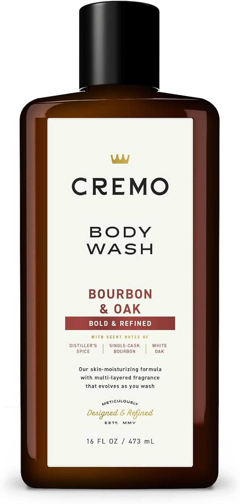 CREMO INT BODY WASH BBN&OAK 473Ml 4/3 image number 2