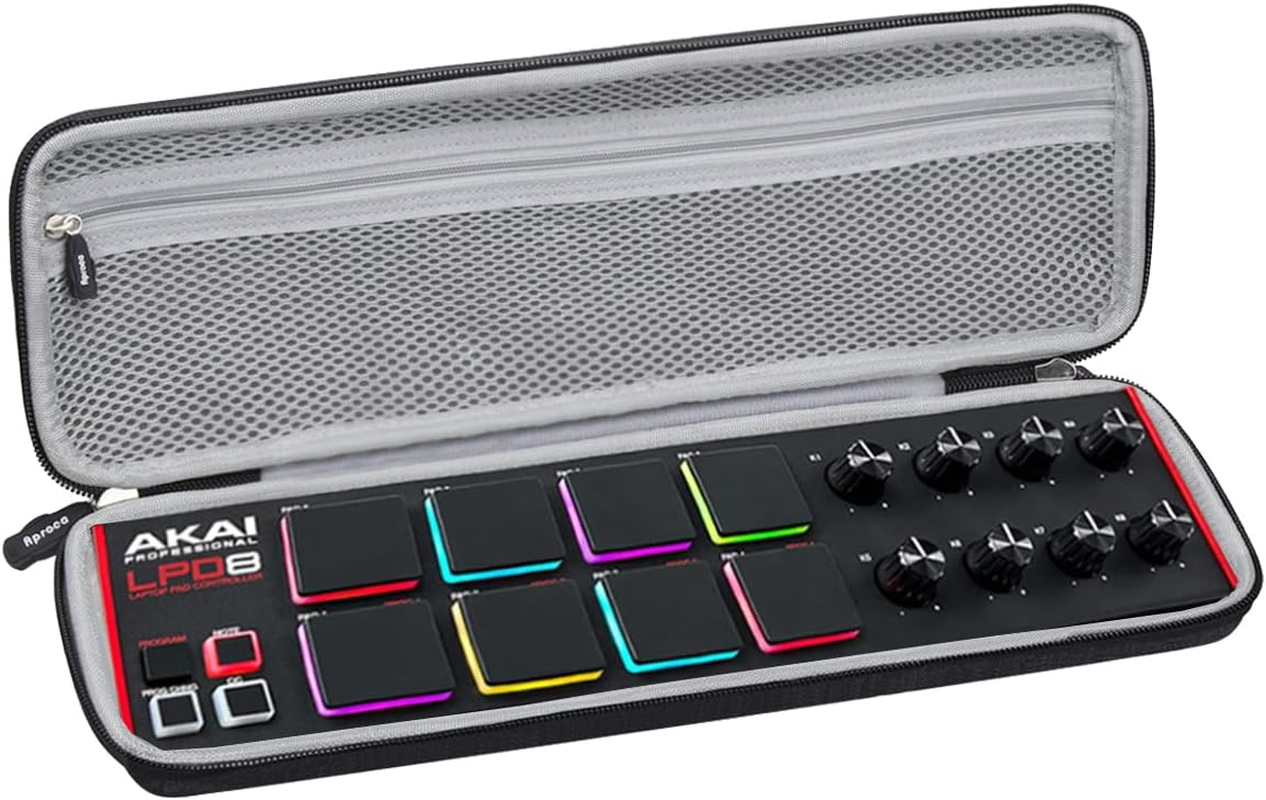 Aproca Hard Carry Travel Case for Akai Professional LPD8 Portable 8-Pad USB MIDI Pad Controller image number 4