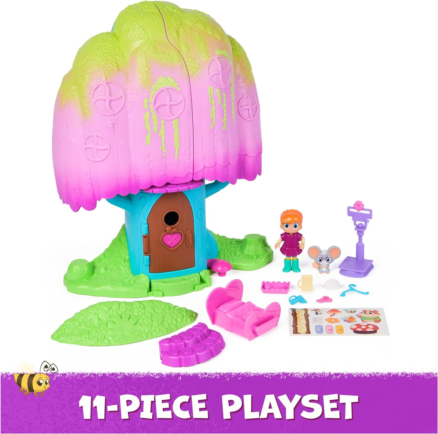 Vida the Vet, Vet Clinic, Treehouse Playset with Action Figures, Dollhouse Furniture & Accessories, Kids Toys for Girls & Boys Ages 3 and Up image number 1