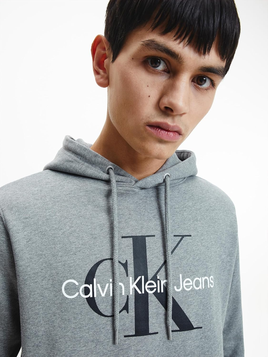 Calvin Klein Jeans Mens Core Monologo Crewneck Sweatshirt, Night Sky image number 4