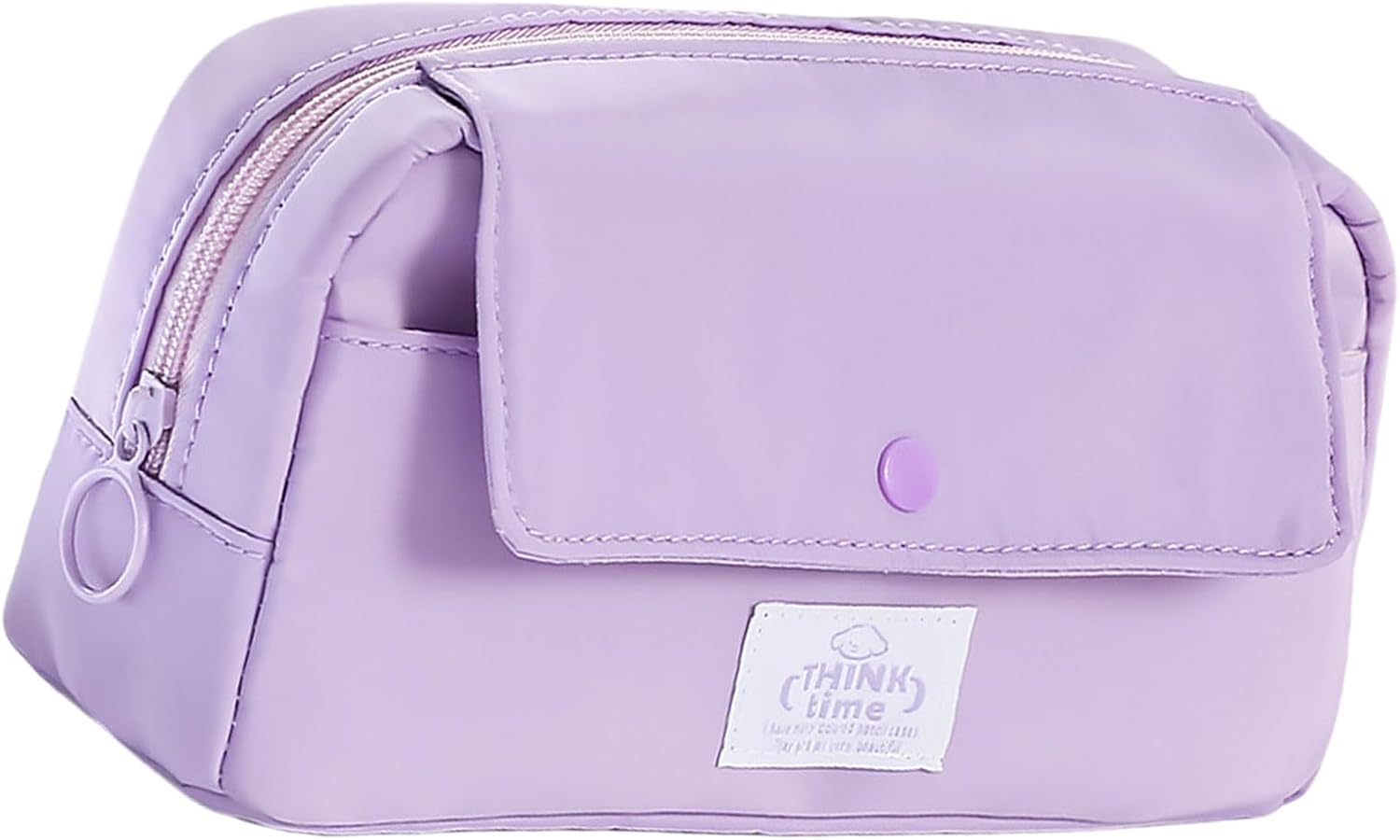 Practical Spacious Pencil Storage Bag with Zipper for School and Office Supplies Durable Material Home Accessories image number 4