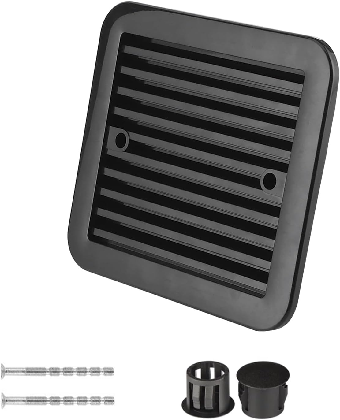 RV Exhaust Fan, 12V RV Side Vent,With Grille for Enclosed Trailer Side Vents, Air Ventilation Fan for Caravan, Motorhome, Camper, Black