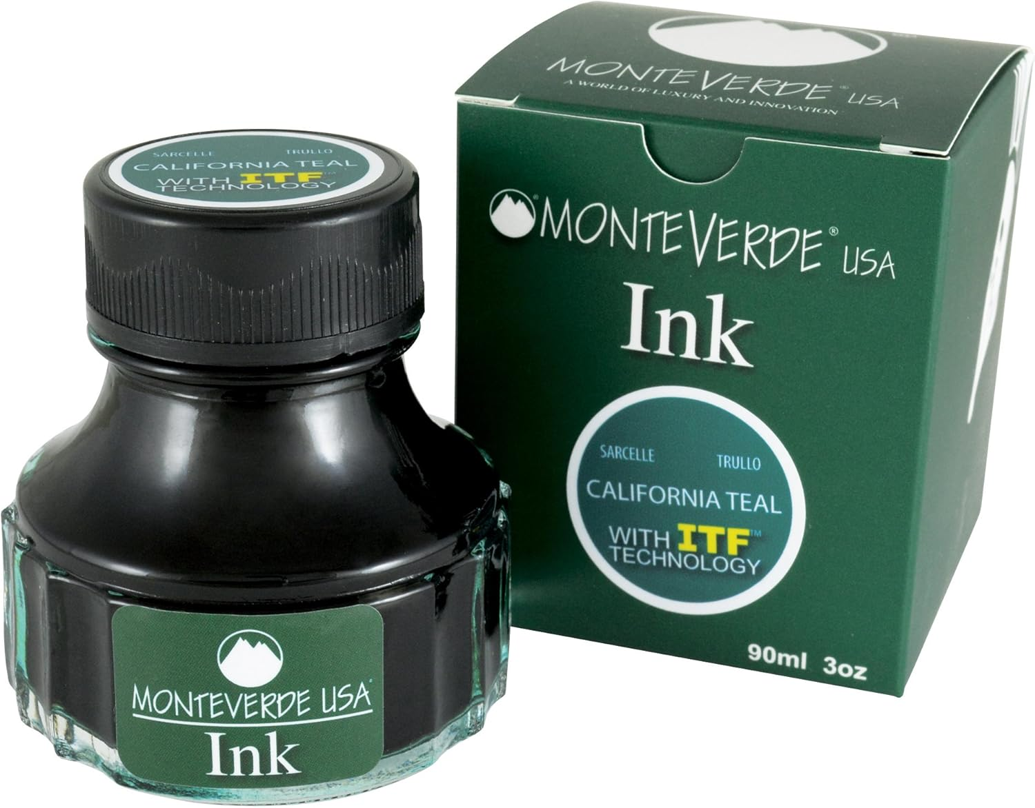 Monteverde USA Ink with ITF Technology 90 Ml California Teal (G308CT)