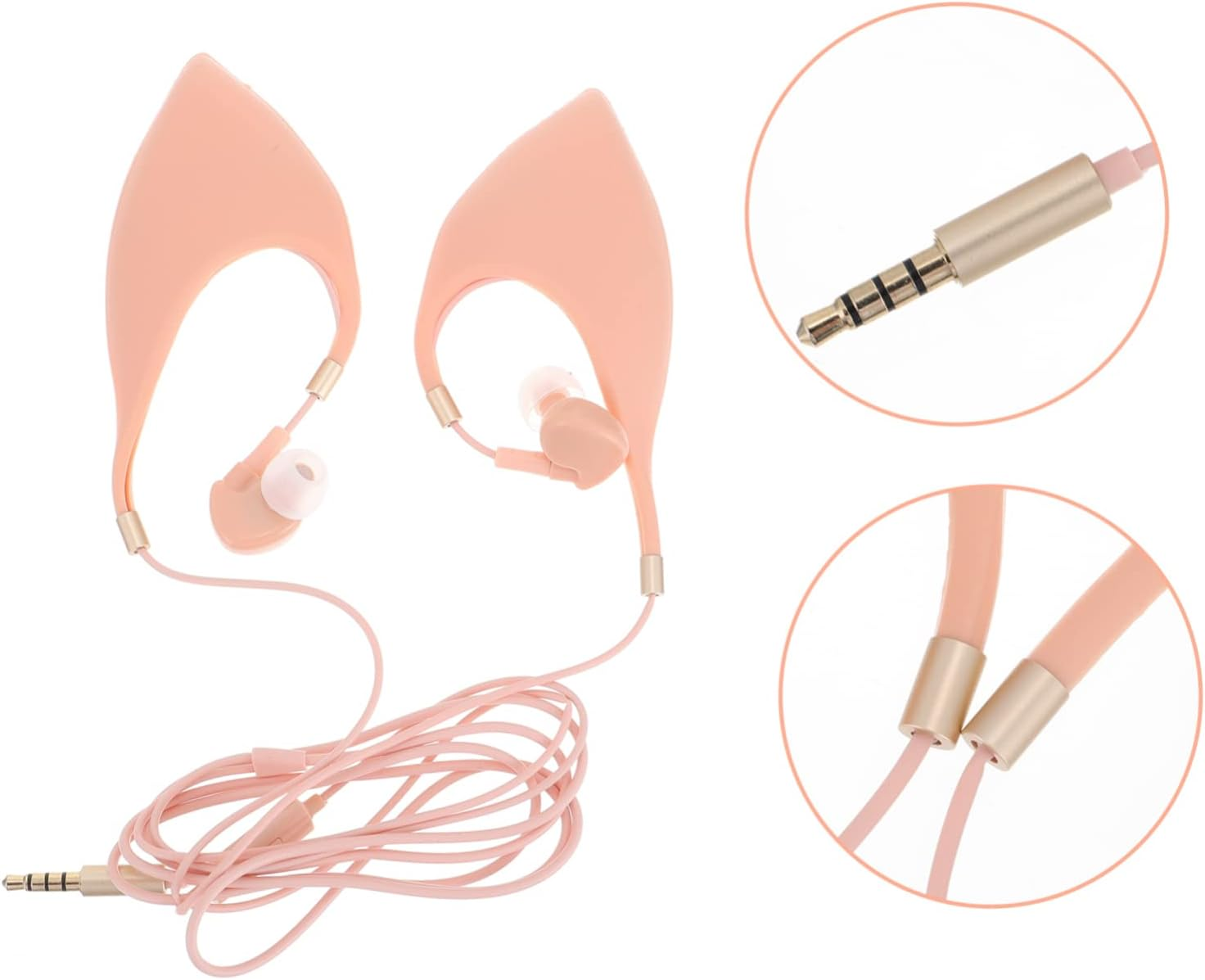 Operitacx in Ear Music Earbuds with Caps Lightweight Gaming Earphone for Laptop Mobile Devices Comfortable Fit Unique Halloween Accessory image number 4