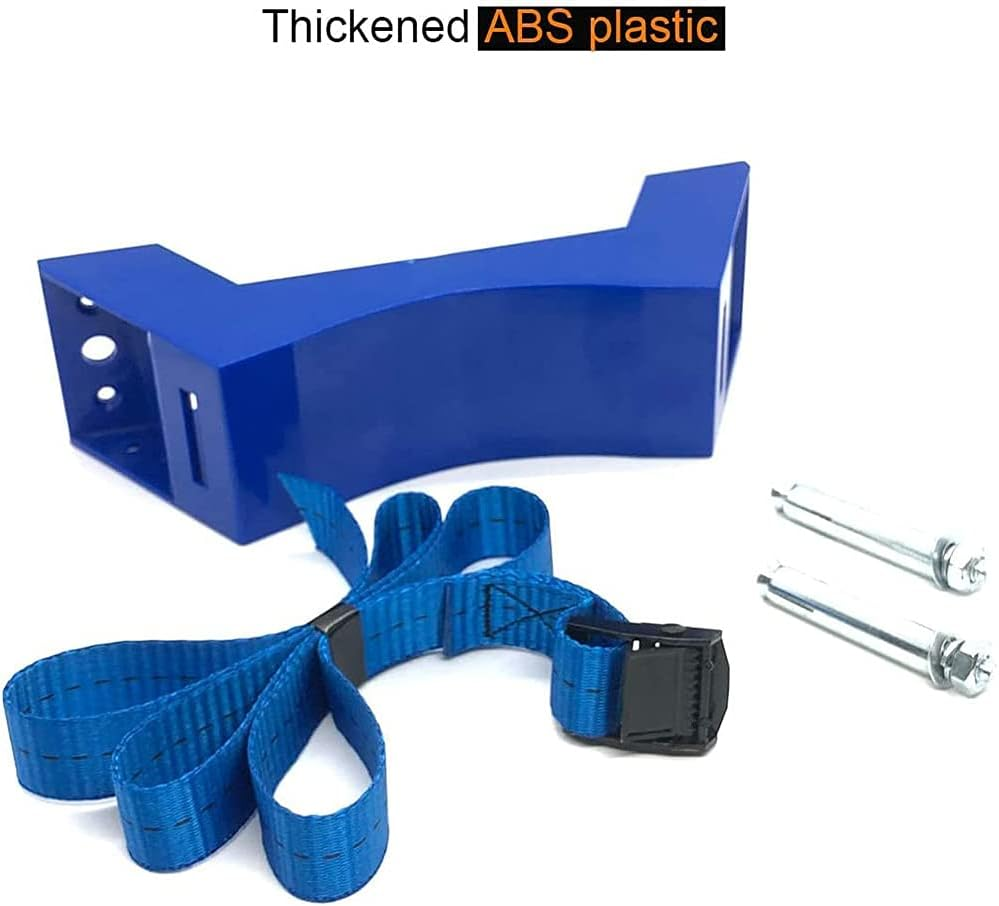 RESFNSE Cylinder Mounted Bracket Gas Cylinder Bracket ABS Gas Cylinder Holder for RV Caravan,Blue image number 4