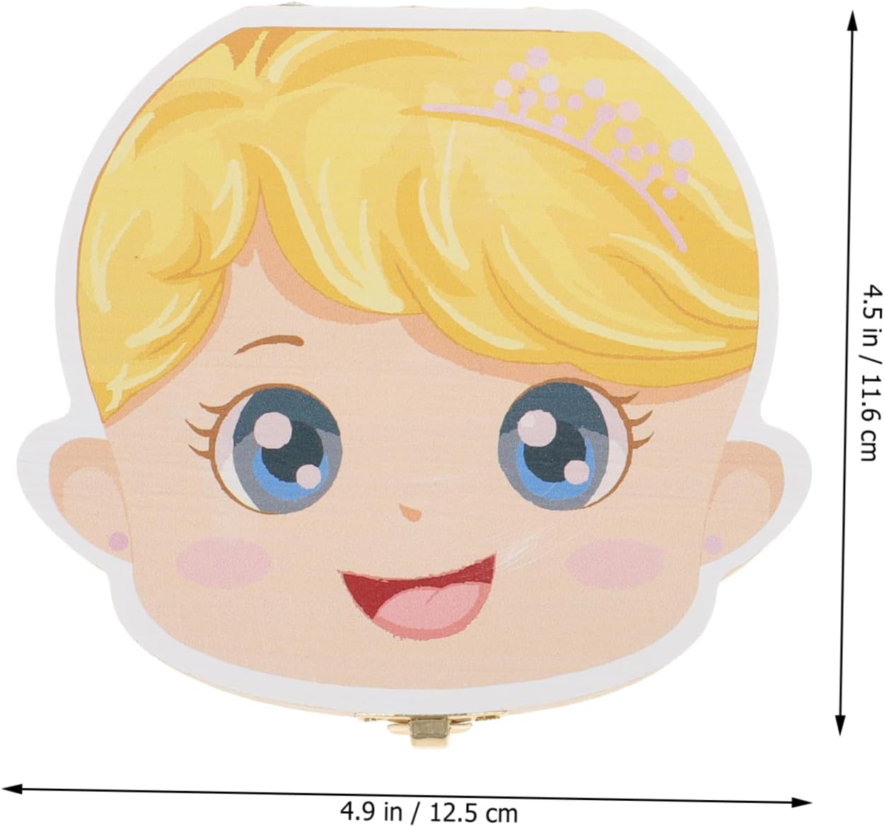 Deciduous Tooth Box First Tooth Storage Wooden Keepsake Organizer for Boys and Girls image number 1