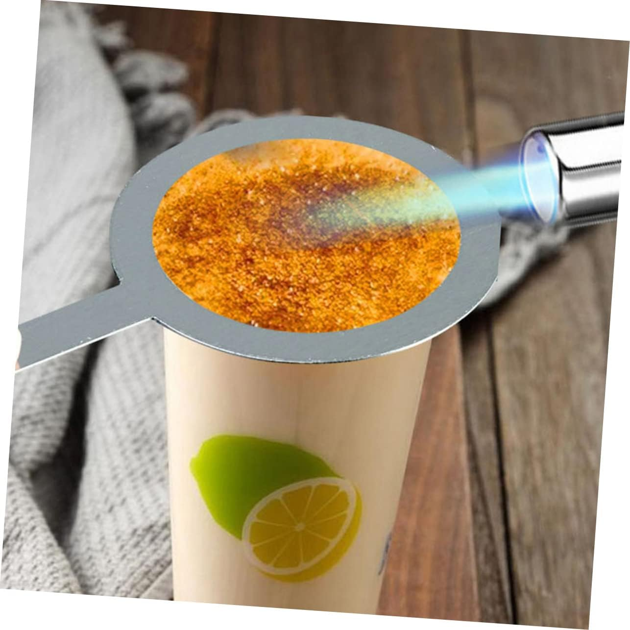 NAMOARLY 4Pcs Rust-Proof Stainless Steel Milk Tea Cup Rim Covers Handle 98Mm Diameter Baking Cup Rings Practical Multipurpose Baking Accessories for Home and Cafe image number 2