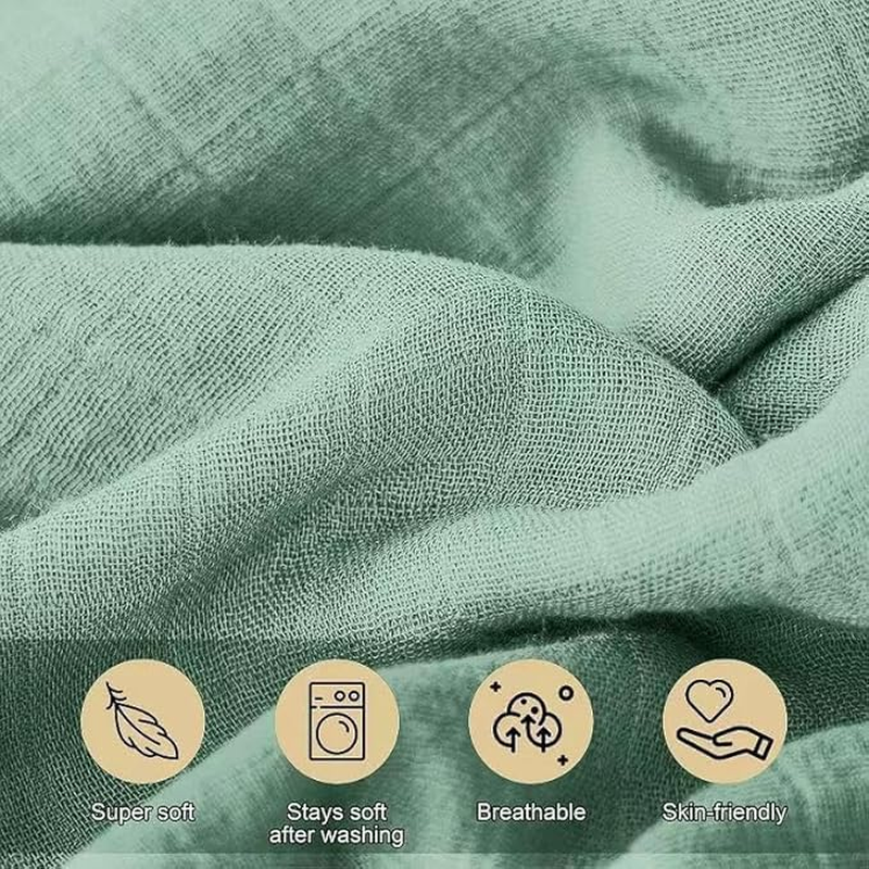 Nursing Cover for Baby Breastfeeding, Breathable 100% Cotton Muslin Breathable Breastfeeding Cover with Rigid Hoop, Adjustable Privacy Nursing Apron image number 5