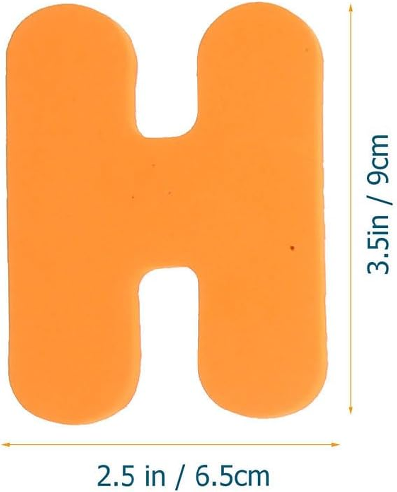 Vaguelly 1 Set Foam Letters Large Foam ABC Letters Number Baby Bath S Kids Bath Time Fun with Net Toy Adhesive Stickers Eva Child Take A image number 1