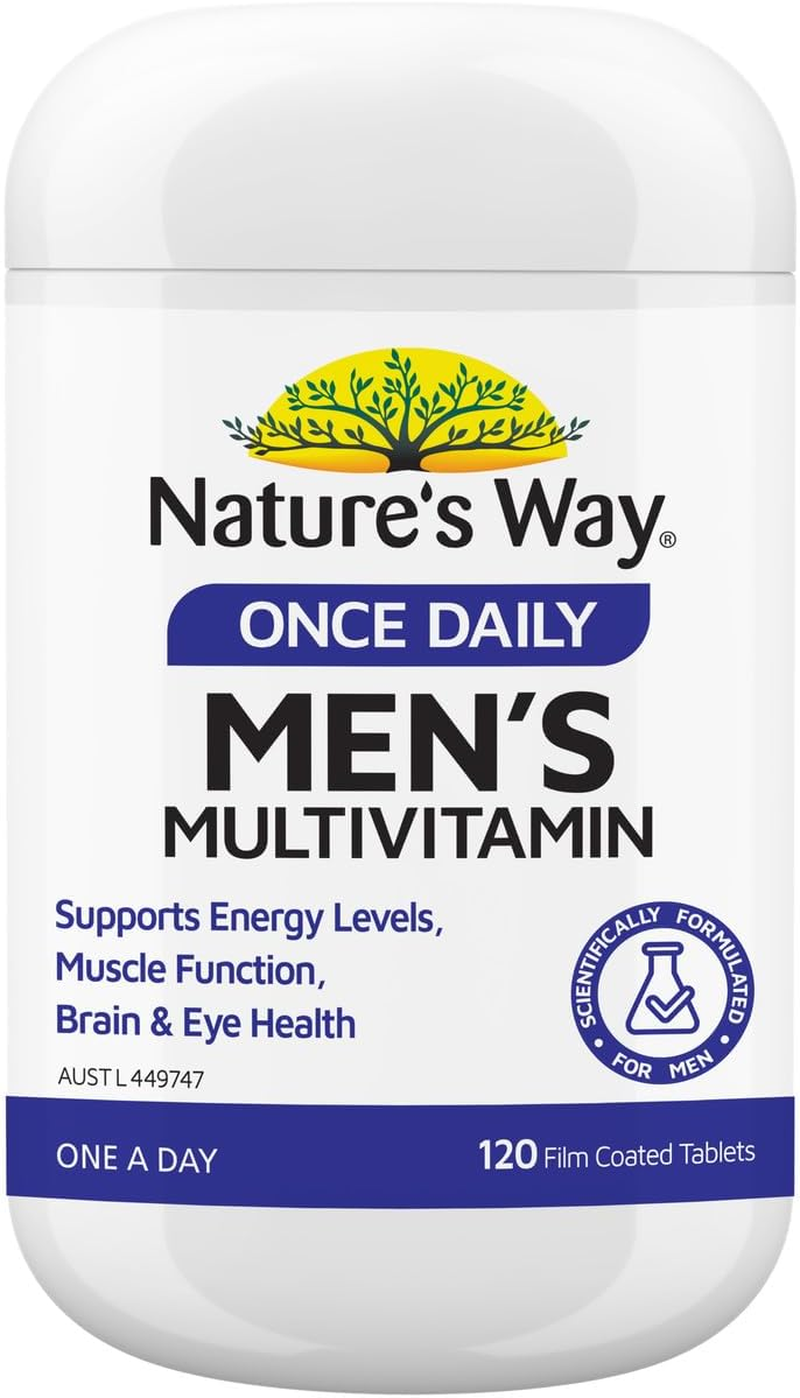 Nature'S Way Once Daily Men'S Multivitamin 120 Tablets image number 2