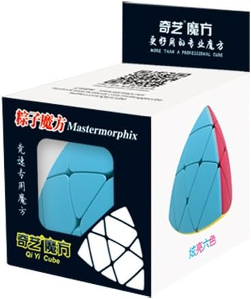 Cuberspeed Qiyi Mastermorphix Stickerless 3X3 Magic Cube Mofangge Mastermorphix Master Pyramorphix Puzzle image number 3