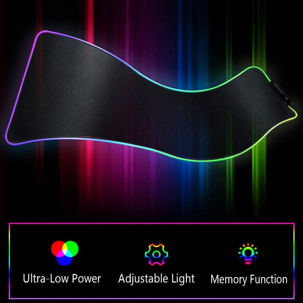 Axgear Gaming Mouse Pad RGB LED Light Color Switching for Computer Laptop Large image number 5
