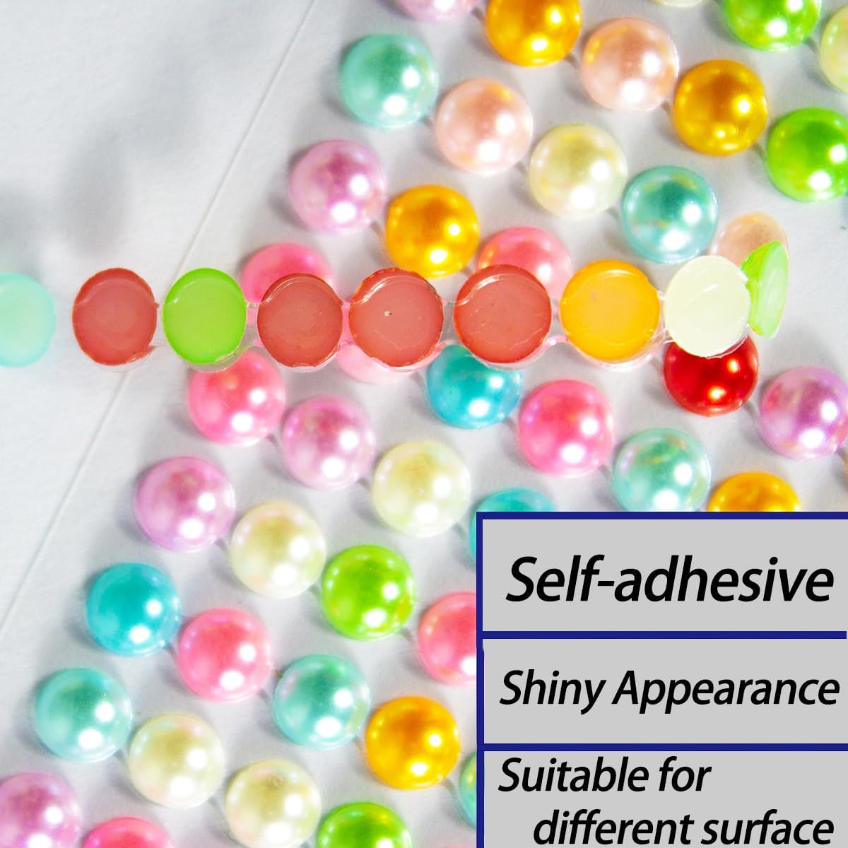 7560Pcs Gem Stickers,Betterjonny 15 Sheets 6Mm Self-Adhesive Rhinestones for Crafts round Bling Jewels Stickers Acrylic Decorative Diamond Stickers Colorful Embellishments Sheet for Nail Makeup Art&hellip;