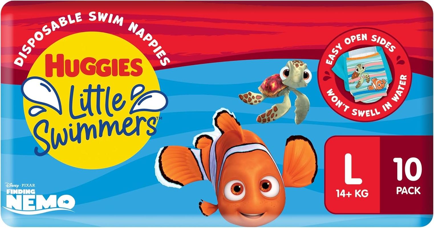 Huggies Little Swimmers Nappy Pants Large (14Kg+) 10 Count (Pack of 2) image number 2