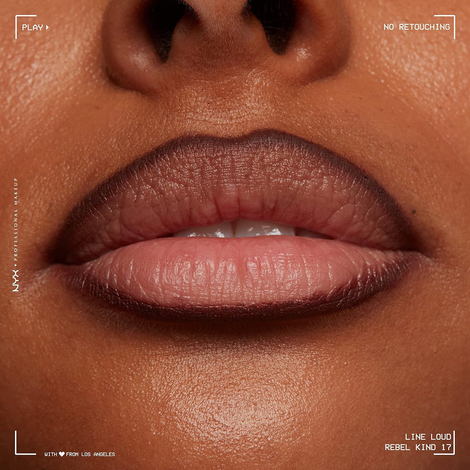 NYX Professional Makeup Lip Liner, Matte Finish, Kiss- and Colourfast as Well as Smudge-Proof, Long-Lasting, Line Loud, 17 Rebel Kind image number 1