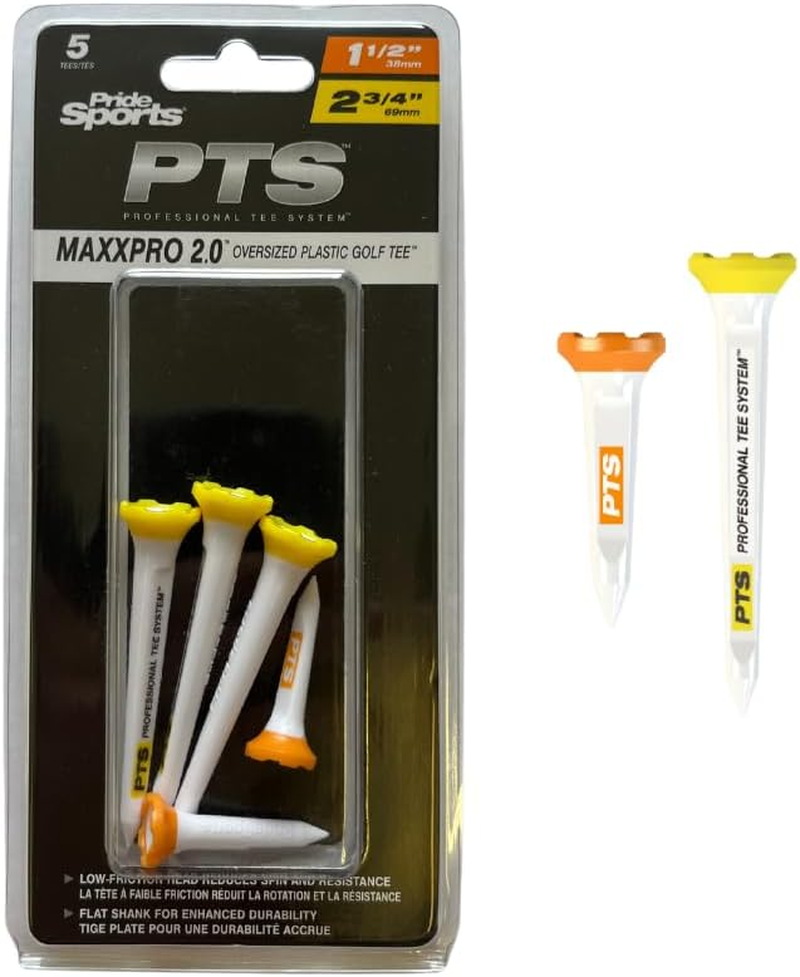 PTS MAXXPRO 2.0 Combo Plastic Golf Tees