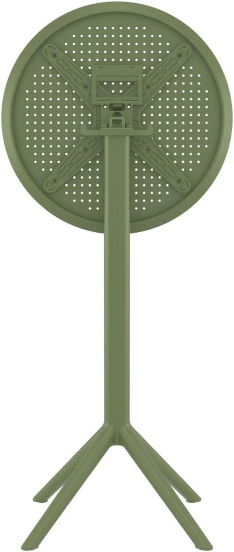 Sky Folding 60 round Bar Table, Olive Green