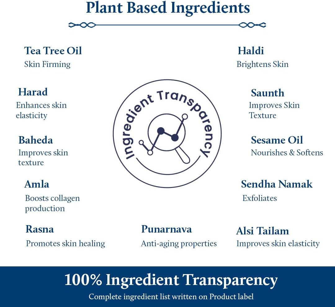 Blue Nectar anti Cellulite Body Massage Oil with Triphala & Tea Tree Essential Oil | Suitable for Women & Men for Skin Hydration (11 Herbs,100Ml) image number 3