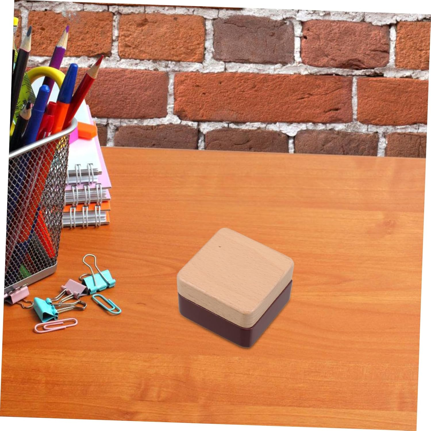 PACKOVE Boys and Girls Tooth Storage Box Vintage Wooden Denture Holder for First Tooth Hair Keepsake Portable Fairy Container Home School Organizer image number 3