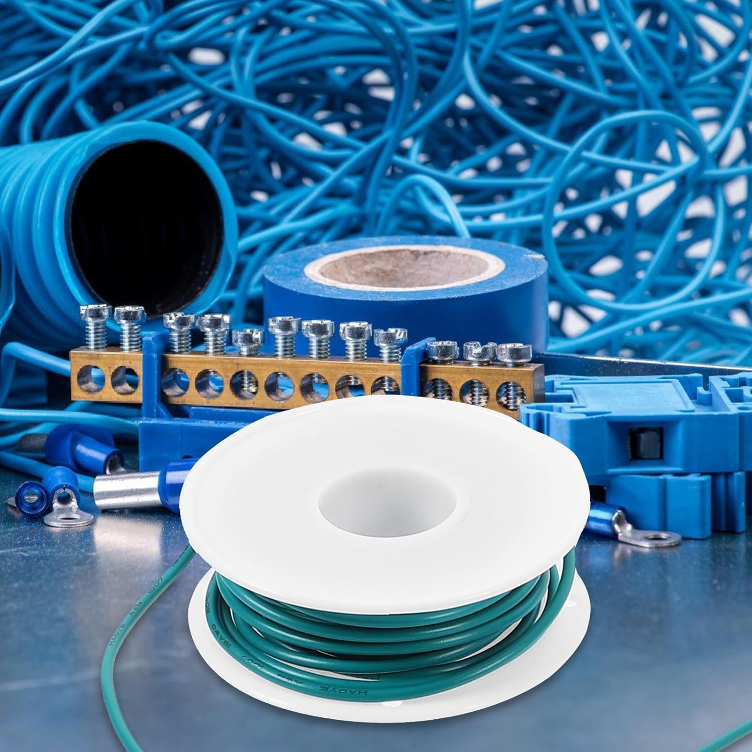 Gatuida 18 Awg Copper Wire Connection - 5M Insulated Electrical Cable for Electronics and DIY Projects 300V Rated 5 Rolls image number 2