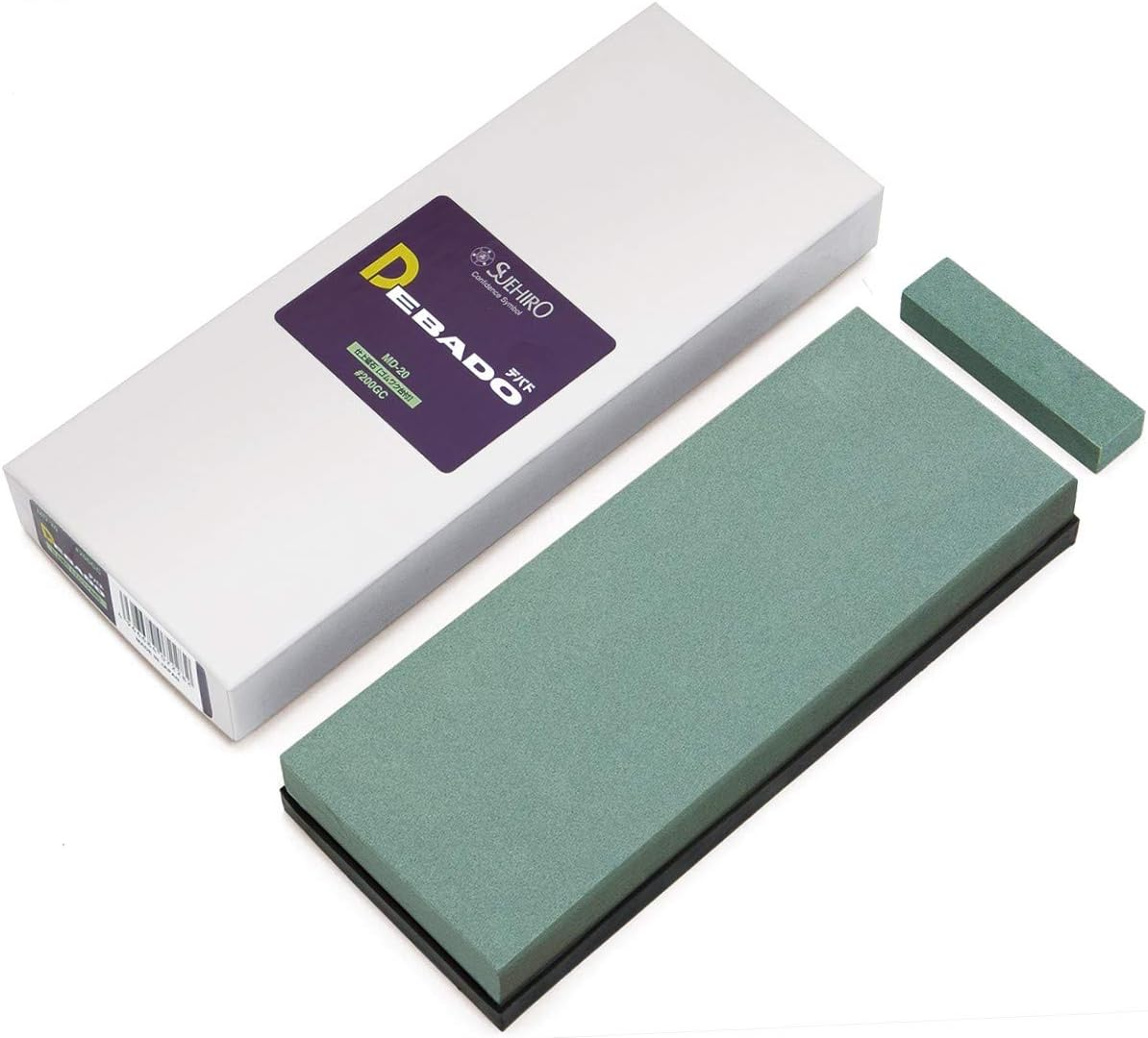 Suehiro DEBADO MD-20, #200 Japanese Sharpening Stone, 8.85 X 3.54 X 1.06