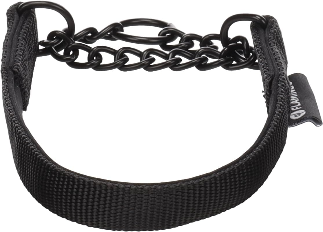 Flamingo Trero Dog Pull Stop Collar Black XXS 28-35 Cm 15 Mm image number 2