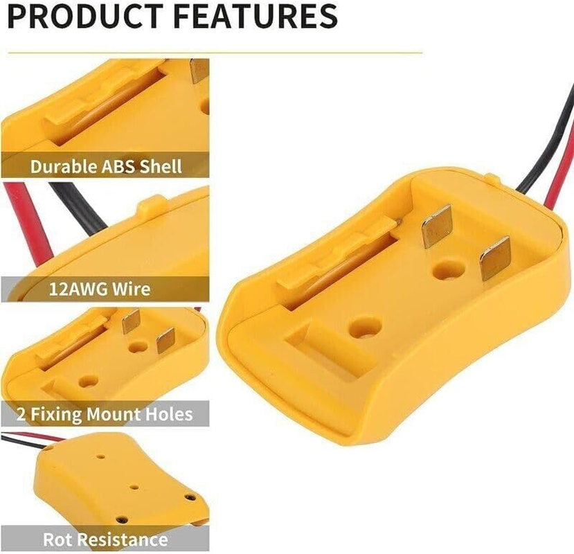 40A 480W DC 18V to 12V Step down Voltage Converter for Dewalt Battery Regulator (30A 360W) image number 4