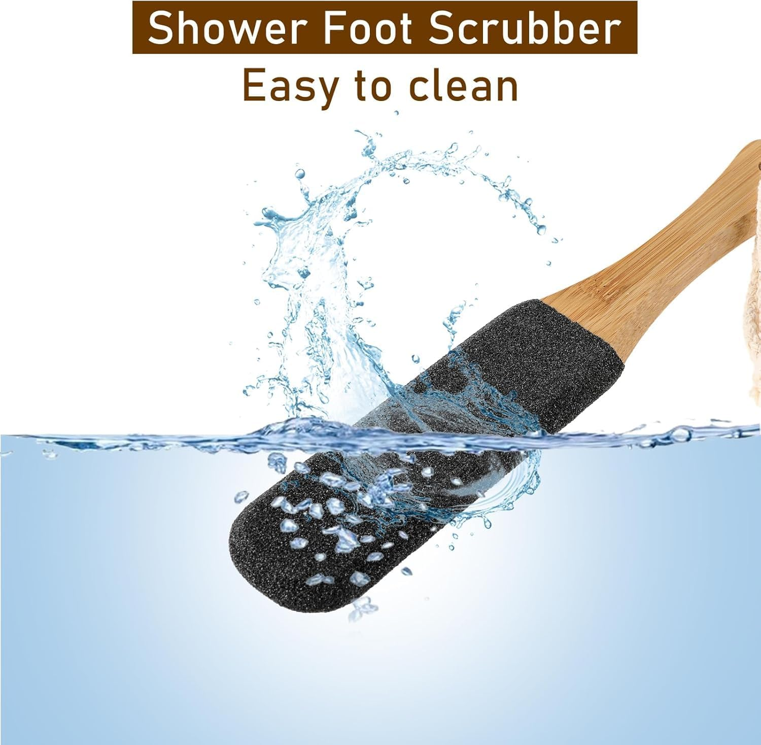 Father'S Day Ideal Gifts Foot Rasp Files&Nail Files Set Wooden Double-Sided Foot File with Bamboo Nail Buffer &ndash; Callus Remover, Dead Skin Exfoliator for Home Pedicure and Nail Care image number 3