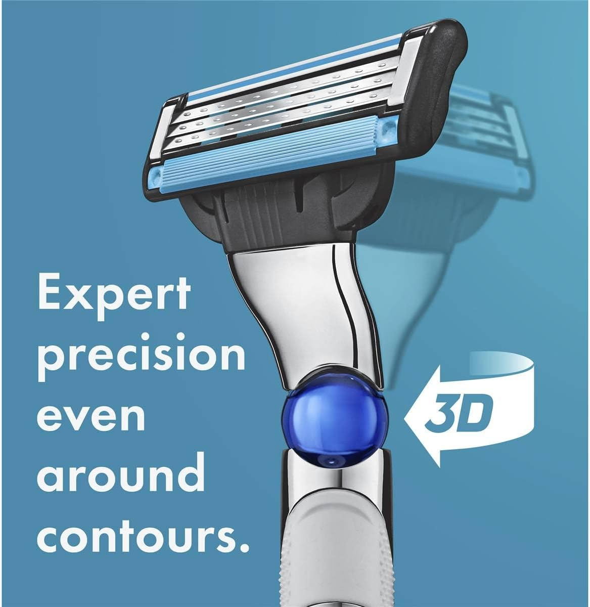 Gillette Men'S Mach3+ Manual Razor Blades Value Pack with 12 Cartridges Blade Refills image number 1