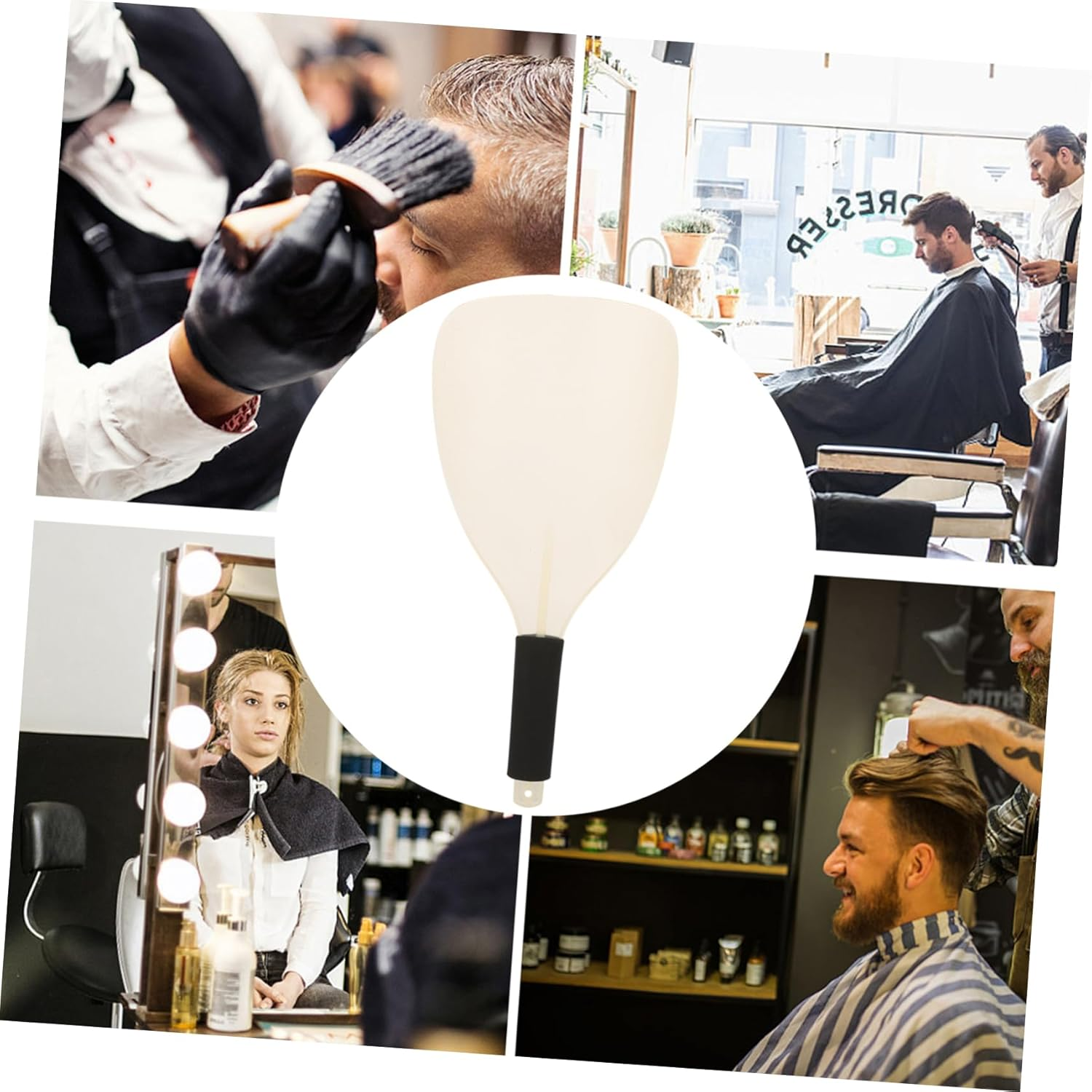 MOTHNUR Haircut for Barbershop &ndash; Yellow Hairspray Protection 1-Pack Plastic for Hair Salon Use Hairdressing Tool for Professionals image number 2