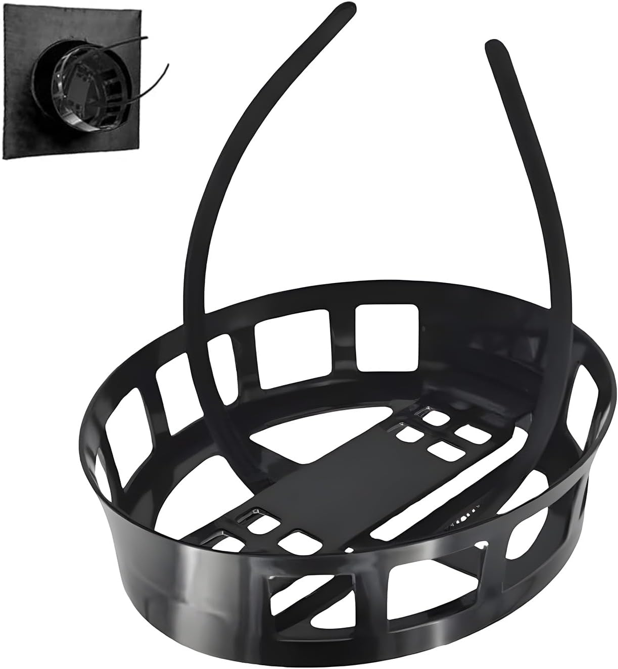 Graduation Cap Headband Grad Cap Headband Insert Secures Your Graduation Cap and Hairstyle Upgrade inside Graduation Cap Unisex Black image number 2