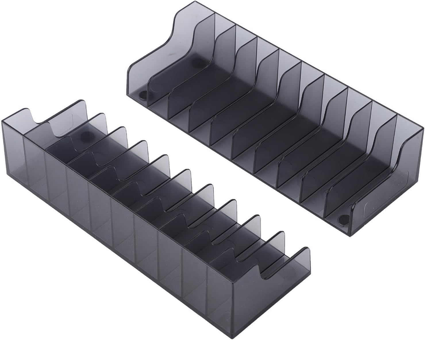 2Pcs Game Card Storage Stand, ABS Game Card Desktop Storage Bracket Large Capacity Game Card Holder for PS4, Slim, PRO image number 5