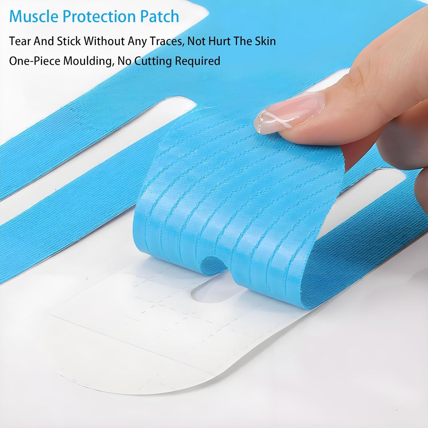 Pre-Cut Muscle Tapes - 13 Strips for Sports Tape, Breathable, Stable, Flexible, Waterproof Muscle Tapes for Arthritis, Patch Size 9.9 * 8.7 Inch image number 6
