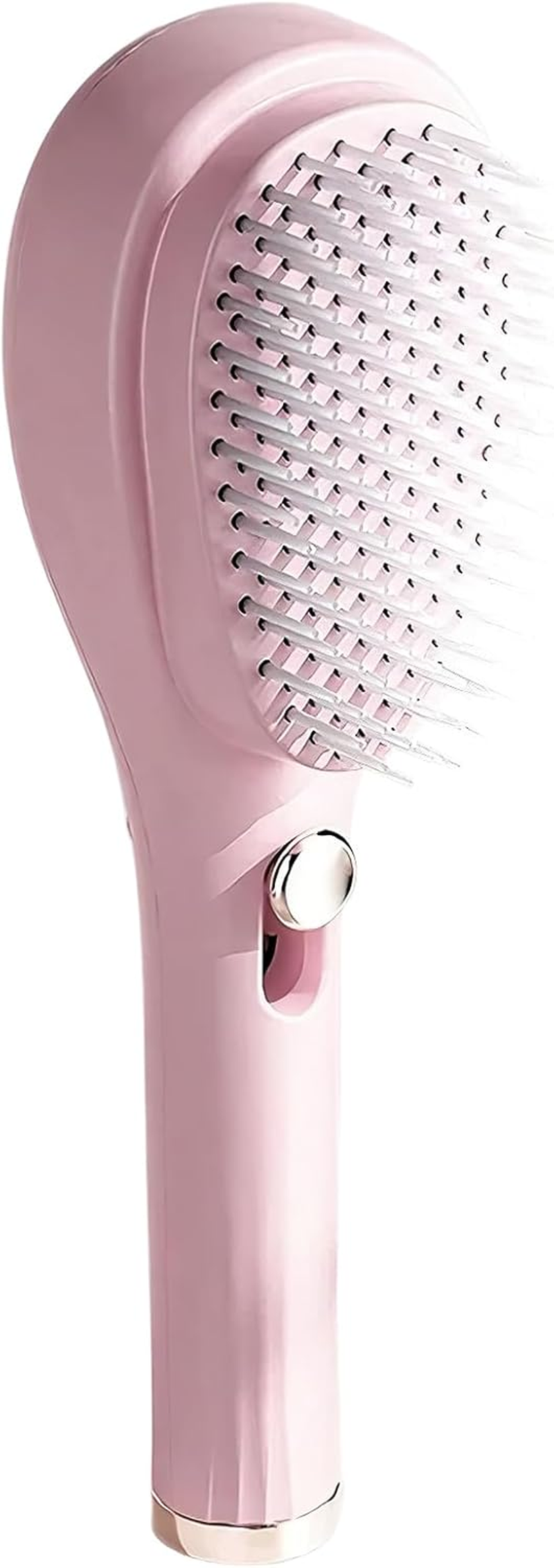Telescopic Magic Comb,Scalp Cleaning Special Travel Portable Fluffy Massage Comb,Air Bag Hair Detachable Magic Brush,For Home,School,Travel,Barber Shop (Pink)