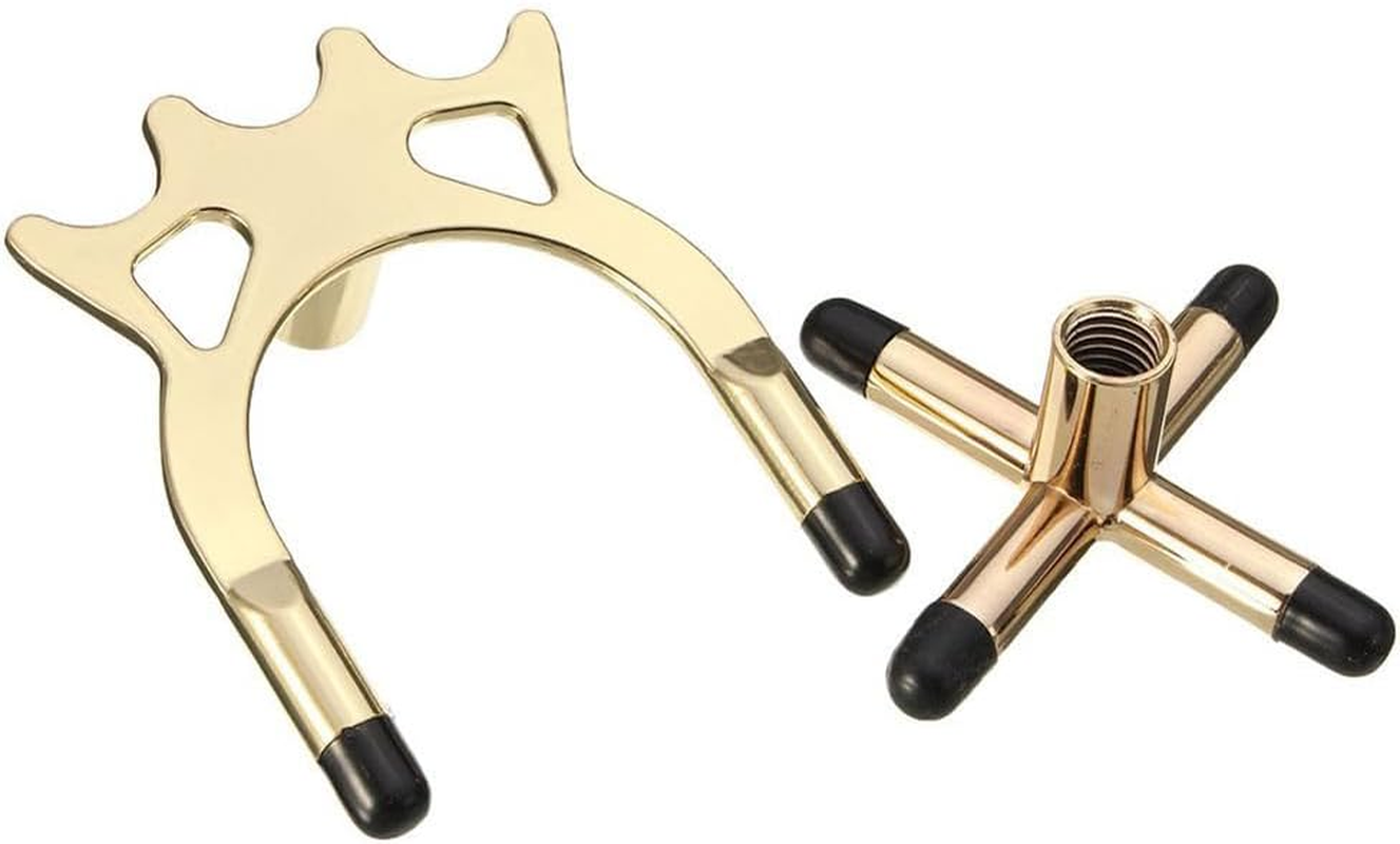1X Pool Billiard Snooker Table Cue Rest Spider Cross Head Fitting Jigger Brass AU image number 6